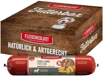Fleischeslust Adult Futterbox Lamm und Kartoffel 8x400 g