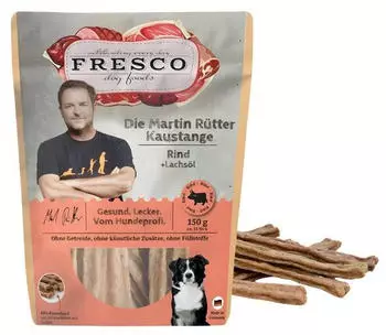 Fresco Dog Martin Rütter Kaustange mit Rind und Lachsöl 150 g