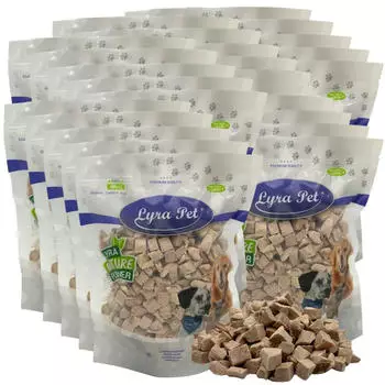 Lyra Pet Entenbrustw&uuml;rfel gefriergetrocknet 25 x 200g