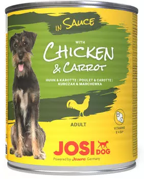 Josera JosiDog Huhn & Karotte in Sauce 830 g