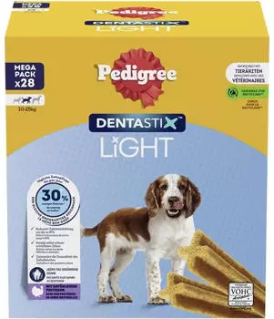 Pedigree Dentastix Light Multipack f&uuml;r mittelgro&szlig;e Hunde 28 Stk.