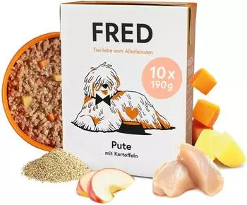 Fred & Felia Fred Pute mit Kartoffeln (10 x 190g)