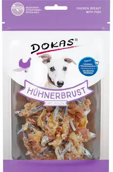 Dokas Snack mit H&uuml;hnerbrust & Fisch getreidefrei 8 x 70g