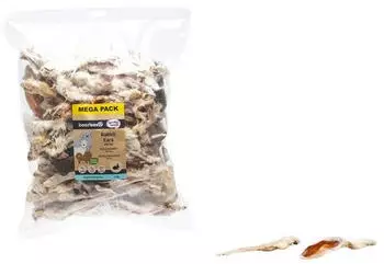 Beeztees Kaninchenohren mit Fell 1000 g