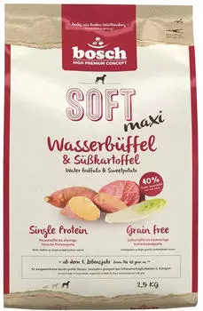 bosch Soft Maxi Wasserb&uuml;ffel & S&uuml;sskartoffel 4x2.5 kg