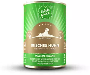 Irish Pure GmbH Irisches Huhn mit Gemüse & Kelp-Alge Senior 12 x 390 g