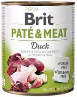 Brit Pat&eacute; Meat Duck Nassfutter F&uuml;r Hunde 800g