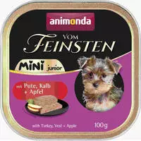 Animonda vom Feinsten Mini Junior mit Pute, Kalb & Apfel 100 g