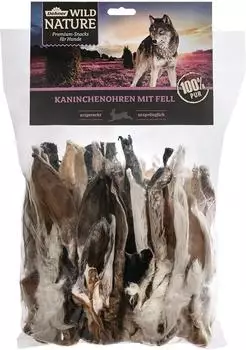 Dehner Wild Nature Kaninchenohren mit Fell 500 g