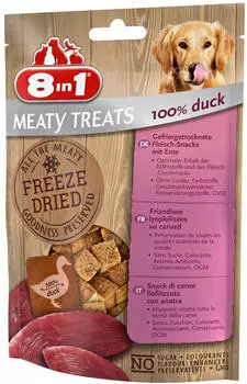 8in1 Meaty Treats gefriergetrocknet Ente 50 g