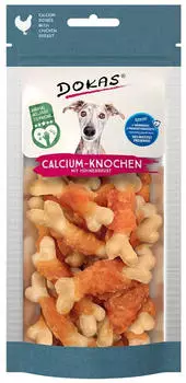 Dokas Calcium-Knochen mit H&uuml;hnerbrust 75 g