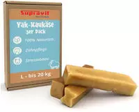 Supravit Yak Kauk&auml;se - Gr&ouml;&szlig;e L Hundekausnack 3 St