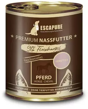 Escapure Pferde Geschnetzeltes Menü 6x800g