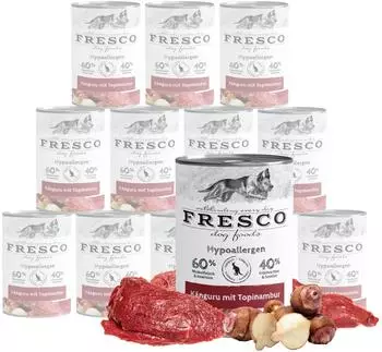 Fresco Dog Hypoallergen-Menü Känguru mit Topinambur 12x400 g