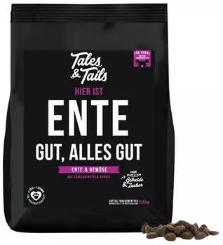 Tales & Tails Softtrockenfutter Ente gut, alles gut 1,5 kg