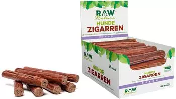 RAW Nature Hunde-Zigarren Pferd 60 Stk.