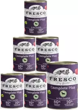 Fresco Dog NassBarf Pferd 6 x 800g