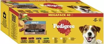Pedigree Adult mit 3 Sorten Gefl&uuml;gel in Pastete 24 x 800g