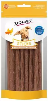 Dokas Sticks mit Hühnerbrust und Rinderleber | 60 g