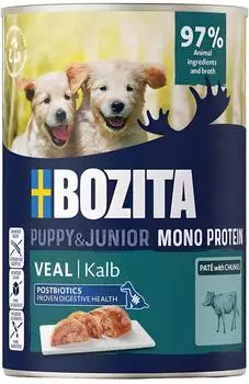 Bozita Dog Paté Puppy Kalb 400 g