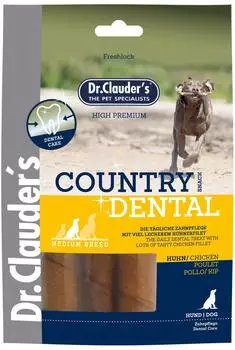 Dr. Clauders Dr. Clauder's Dental Snack Country Huhn 120 Gramm