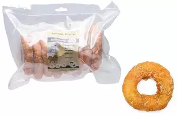 Beeztees Kauring mit Huhn - 12,5 cm - 8 Stück
