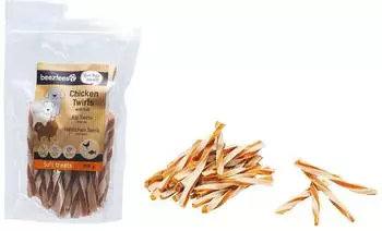 Beeztees Huhn Twirls mit Fisch - 200 g