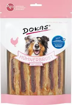 Dokas H&uuml;hnerbrust mit Leber - 8 x 220 g