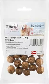Wild & fein Hirschpraline 100 % Fleisch