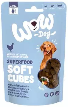 WOW Dog Superfood Soft Cubes Huhn 150 g