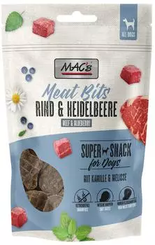MAC's Meat Bits Rind & Heidelbeere 90 g