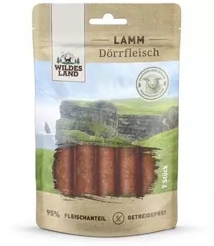 Wildes Land D&ouml;rrfleisch - Lamm St&uuml;ck | 7 150 g