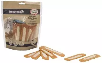 Beeztees (25,73 EUR/kg) Hundesnack Hähnchenfilet Streifen mit Fisch, Inhalt: 400 g
