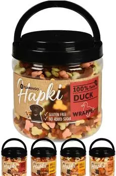 Flamingo (35,98 EUR/kg) Hapki Kekse mit Ente 550 g