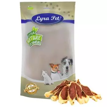 Lyra Pet Kaninchenohren gef&uuml;llt mit Huhn 1 kg