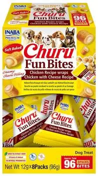 INABA Churu Fun Bites Hund - H&uuml;hnchen & K&auml;se