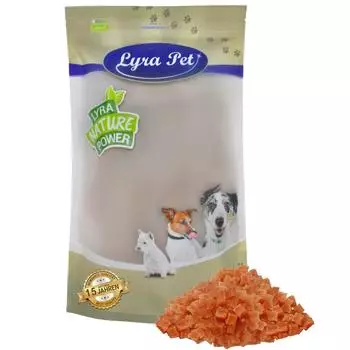 Lyra Pet H&uuml;hnerbrustw&uuml;rfel 1 kg