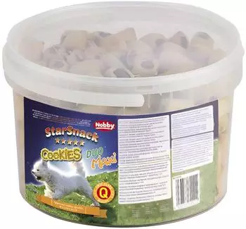 Nobby (6,84 EUR/kg) Starsnack Cookies Duo Maxi 1,3 kg
