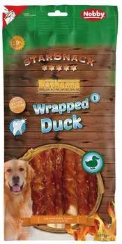 Nobby (38,06 EUR/kg) StarSnack BBQ Wrapped Duck, Gr&ouml;&szlig;e: L