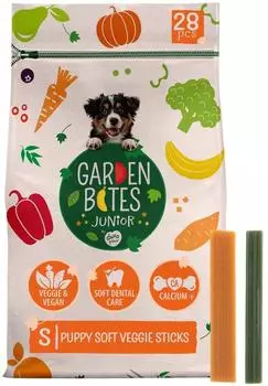 Duvo+ (34,67 EUR/kg) Hundesnack Garden Bites Puppy Soft Veggie Sticks