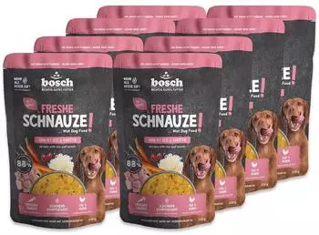 bosch Freshe Schnauze Huhn mit Reis & Karotten 8x250 g