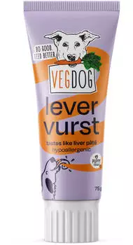 VEGDOG Levervurst - 75 g