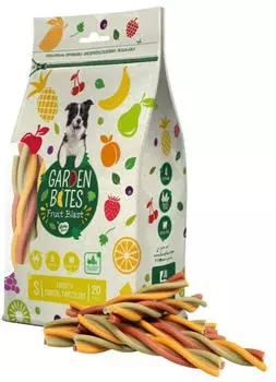 Duvo+ (27,51 EUR/kg) Garden Bites Fruity Dental Twizzlers, Gr&ouml;&szlig;e: S / Ma&szlig;e: 12,5 cm