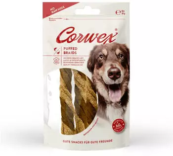 Corwex Puffed Braids - Lachs & Ente | 50 g