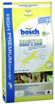 bosch Adult Sensitive Trockenfutter Lamm & Reis 15kg