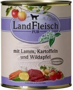 Landfleisch Lamm Ente & Wildapfel 800g