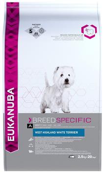 Eukanuba West Highland White Terrier 2 x 2,5 kg