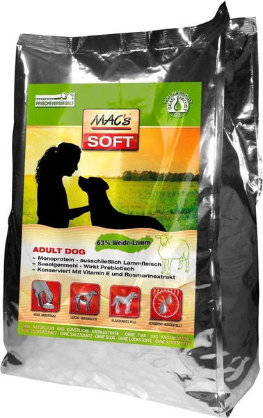 MAC's Soft Adult Dog Lamm Trockenfutter 15kg