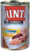RINTI 2200057839464, RINTI Kennerfleisch Junior 400g Dose Hundenassfutter 24 x 400