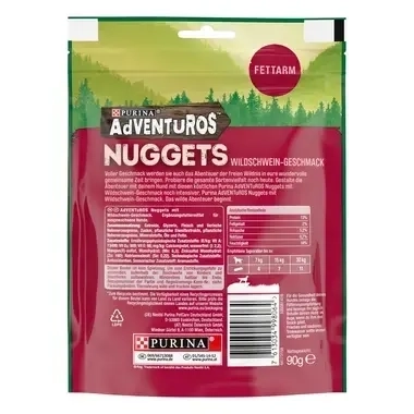 Purina Adventuros Nuggets mit Wildschweingeschmack 90g